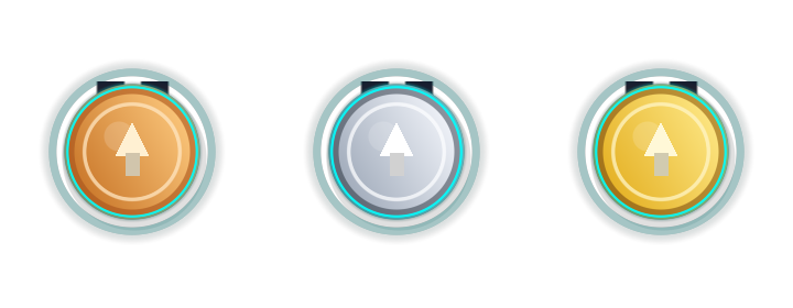 Arrow Flow Unlocked Achievements Medals Set